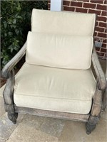 CENTURY LEISURE WOODEN PATIO CHAIR (1 OF 2)