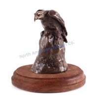 Eagle Sketch Bronze Sculpture by Bob Scriver