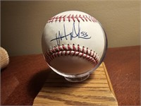 Matt Adams Signed Baseball- JSA COA