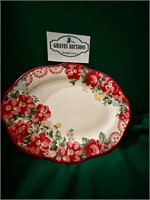 14 1/2” Vintage Floral Pattern Pioneer Woman