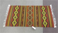 Native American style rug 30.5" x 59""