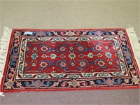 Machine made oriental style carpet 29" x 54"