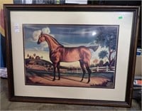 D LACEY DERSTINE HORSE PRINT 31x24