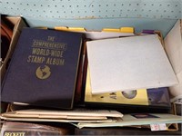 FLAT OF STAMP ALBUMS