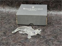 Waterford Crystal Alligator Sculpture