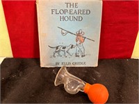 1938 BOOK FLOP EARED HOUND & CANDY CONTAINER