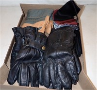 (5) PR OF LEATHER GLOVES
