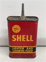 Shell 4oz Lighter Fluid Tin