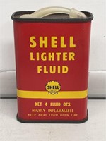 Shell 4oz Lighter Fluid Tin