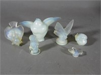6 Sabino Glass Figurines