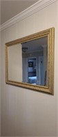 Large ornate framed wall mirror, 29.5 x 41.5