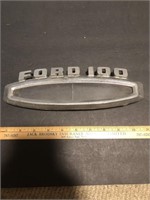 Vintage Ford 100 Side Badge