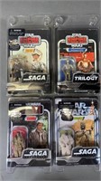 4pc NIP Star Wars Trilogy/Saga Action Figures
