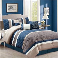 7PC COMFORTER SET QUEEN