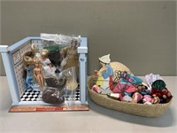 FAIR SIZE LOT OF VINTAGE DOLLS AND MORE