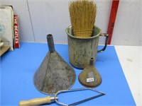 Whisk Broom and Tools