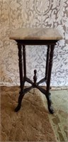 Nice Marble Top Accent Table