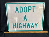 Adopt a Highway Road Sign