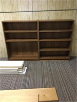 2 bookcases