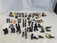 Assortment of GI Joe and Other Helmets & Boots