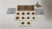 Walking Liberty Pocket Watch,Coins,Treasury Note