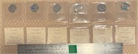 6 ICCS Graded Coins