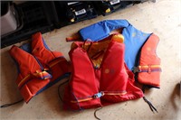 ASSORTED LIFE JACKETS