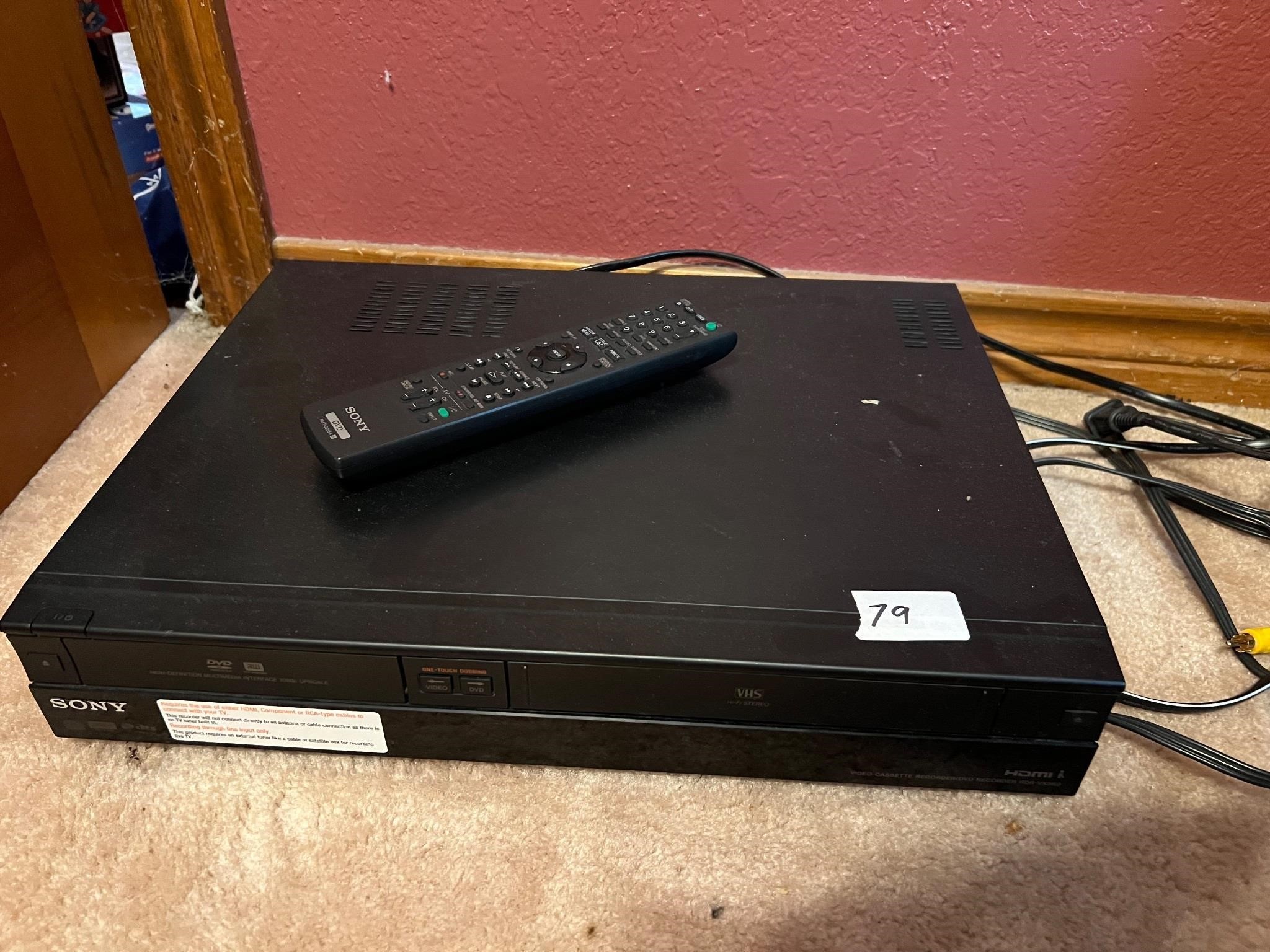 SONY DVD PLAYER/VCR