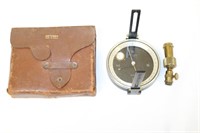 Early Dietzgen compass in original leather case