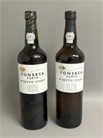 Two 750 mL Bottles of Fonesca White Port