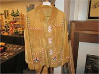 MOOSE HIDE INDIGENOUS BEADED COAT