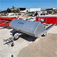 Double Wide Tilting Snow Mobile Trailer