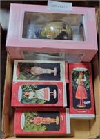 FLAT OF NOS BARBIE XMAS ORNAMENTS