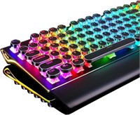 A1027  RK Royal Kludge S108 Keyboard, 108 Key RGB
