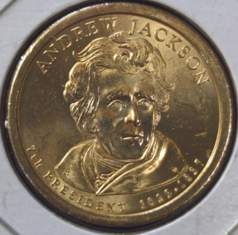 Uncirculated Andrew Jackson, US presidential $1