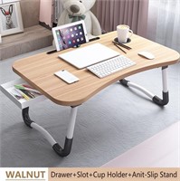 E7634  PHANCIR Lap Desk, 23.6" Wood Portable Table