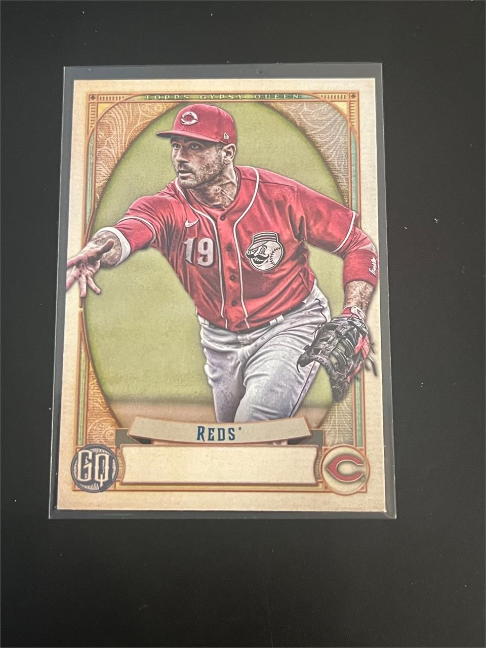 Joey Votto Gypsy Queen Missing Nameplate