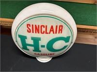 Sinclair H-C Gasoline Gas Pump Globe
