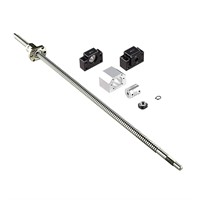 1Set SFU1605/1000mm Ballscrew with Metal Ballnut