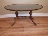 Antique Coffee Table Metal Claw Feet