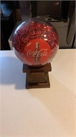 Coca Cola Glass Display Globe