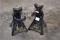 Two Pro Series Floor Jacks