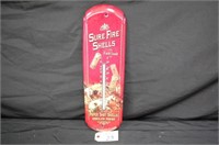 Sure Fire Shells Tin Thermometer