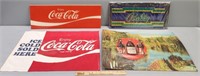 Advertising Signs; Coca-Cola Coke & Budweiser