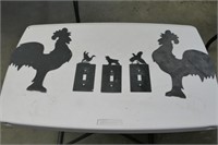 Silhouette Light Switch Covers & Chickens