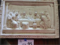 Last Supper Piece- & Lamp Piece- Lot of Two(2)