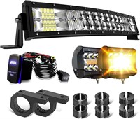 22 Inch Curved LED Light Bar w/Wiring