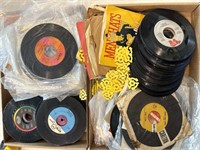 45rpm Records and Adapter