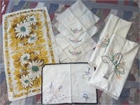 Embroidered linens collection