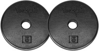 Yes4All 1-inch Cast Iron Weight Plates for
